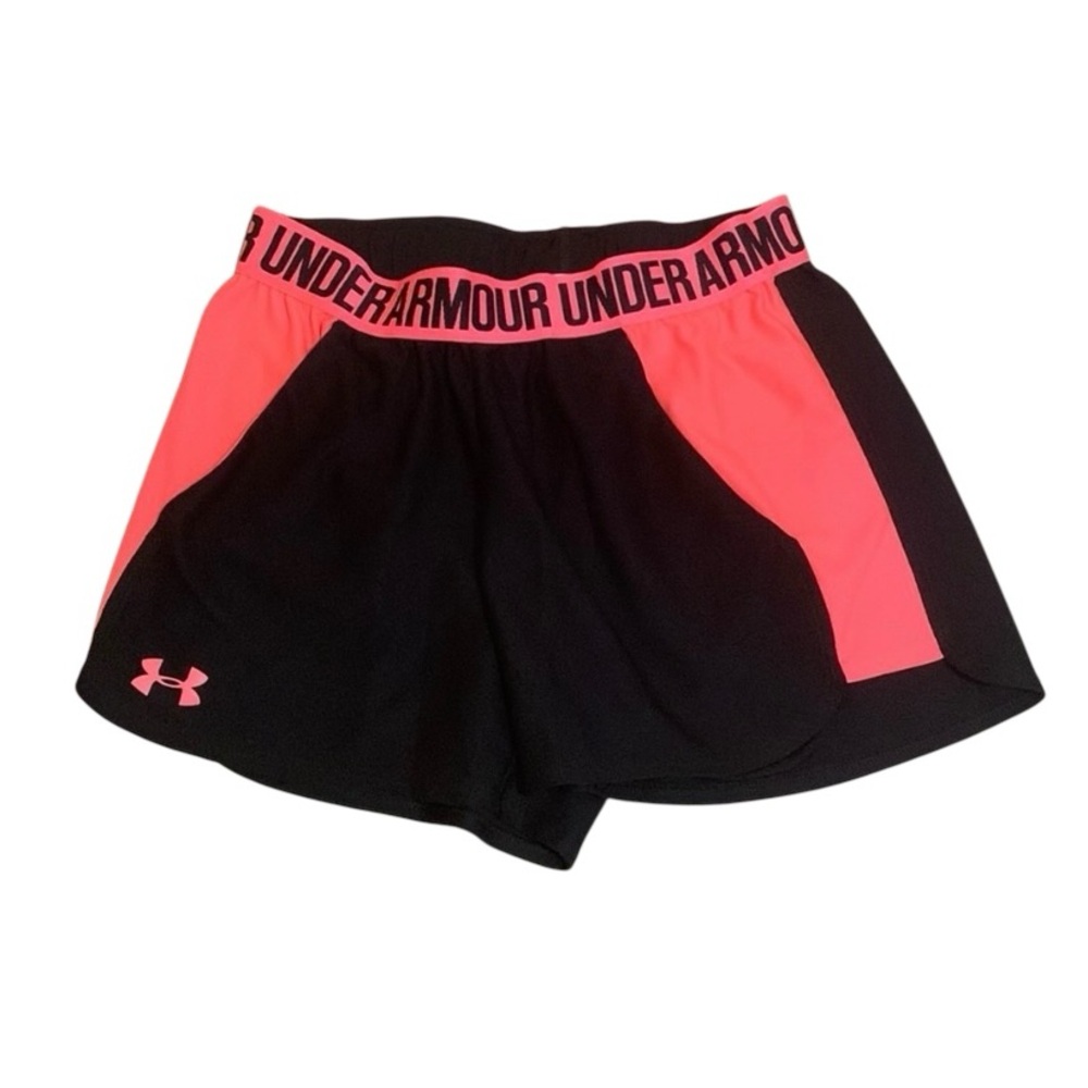 Under Armour Pink & Black Under Armour Gym/Athletic Shorts Women’s Size XS